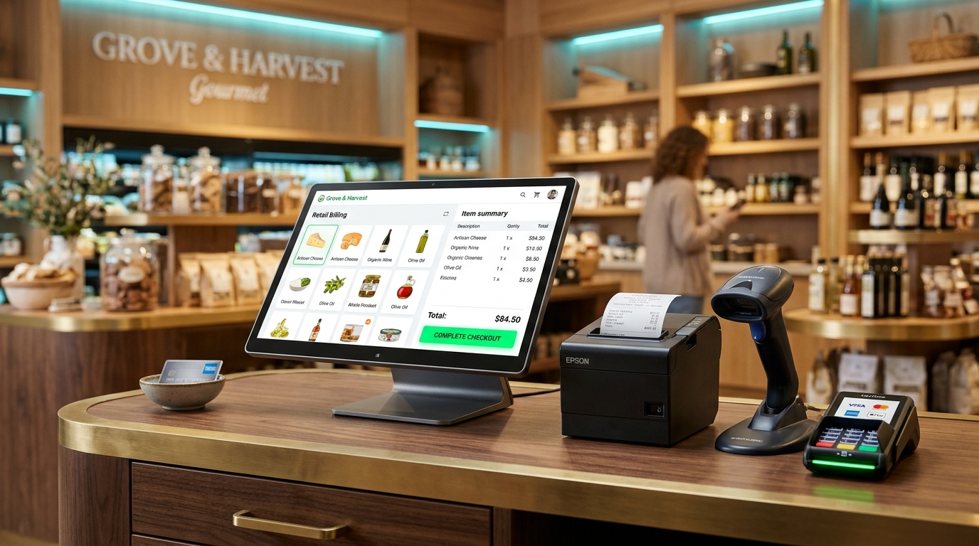 NextPro POS Smart Retail Billing & Touch Counter System